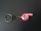 Turbo Spinning Whistle Key Rings