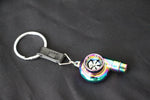 Turbo Spinning Whistle Key Rings